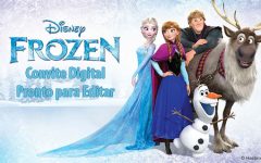 Convite Digital Frozen