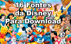 Fontes Walt Disney | 16 Fontes De Personagens Walt Disney Para Baixar Grátis