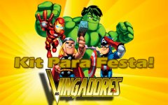Kit Para Festa Dos Vingadores Para Imprimir