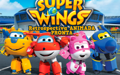Retrospectiva Super Wings Pronta Para Personalizar
